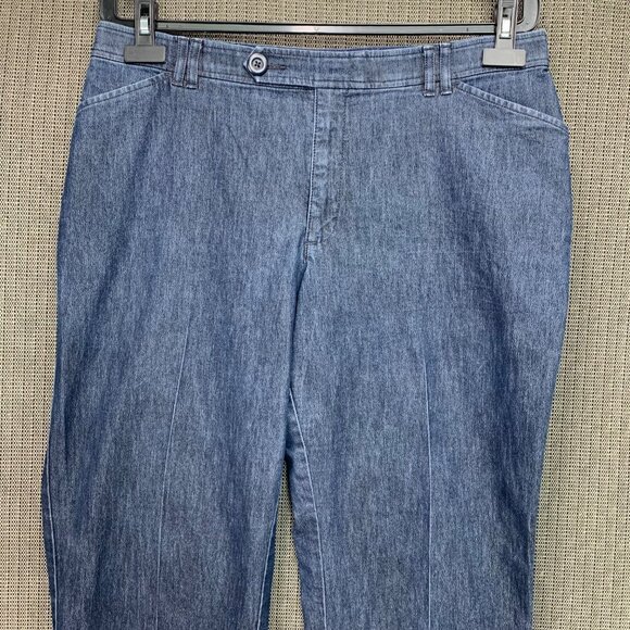 Lee Platinum Label Womens Size 16S Blue Capri Pants Denim Blend - Picture 12 of 12